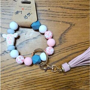 Key ring bracelet